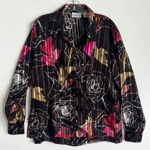 Patchington Woman's 2 Piece Floral Set Size Large L